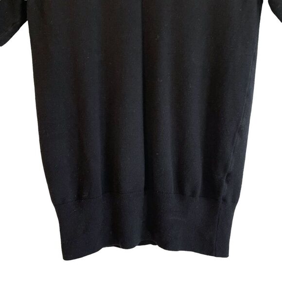 Zara Fitted Knit Black Classic T Shirt - Picture 4 of 9